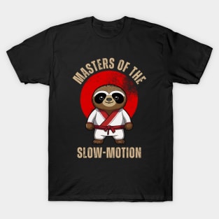 Funny Sloth Karate Master Of The Slow-Motion T-Shirt